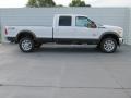 2015 White Platinum Ford F350 Super Duty Lariat Crew Cab 4x4  photo #3