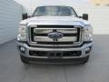 2015 White Platinum Ford F350 Super Duty Lariat Crew Cab 4x4  photo #8