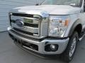 2015 White Platinum Ford F350 Super Duty Lariat Crew Cab 4x4  photo #10