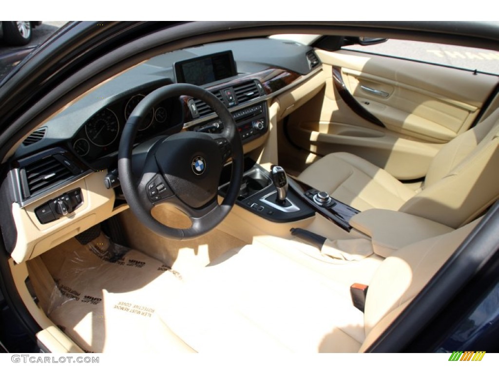 2013 3 Series 328i xDrive Sedan - Imperial Blue Metallic / Venetian Beige photo #10