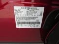 RR: Ruby Red Metallic 2015 Ford Edge Sport Color Code