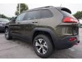 2015 ECO Green Pearl Jeep Cherokee Trailhawk 4x4  photo #2