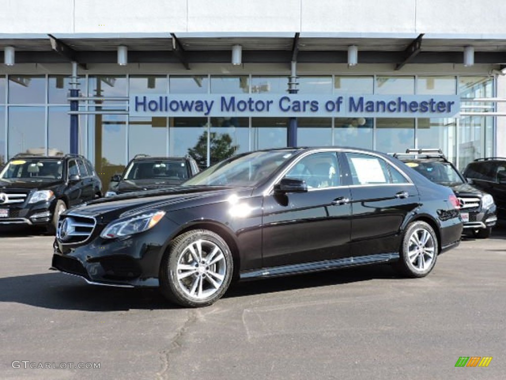 2016 E 250 Bluetec Sedan - Black / Silk Beige/Espresso Brown photo #1