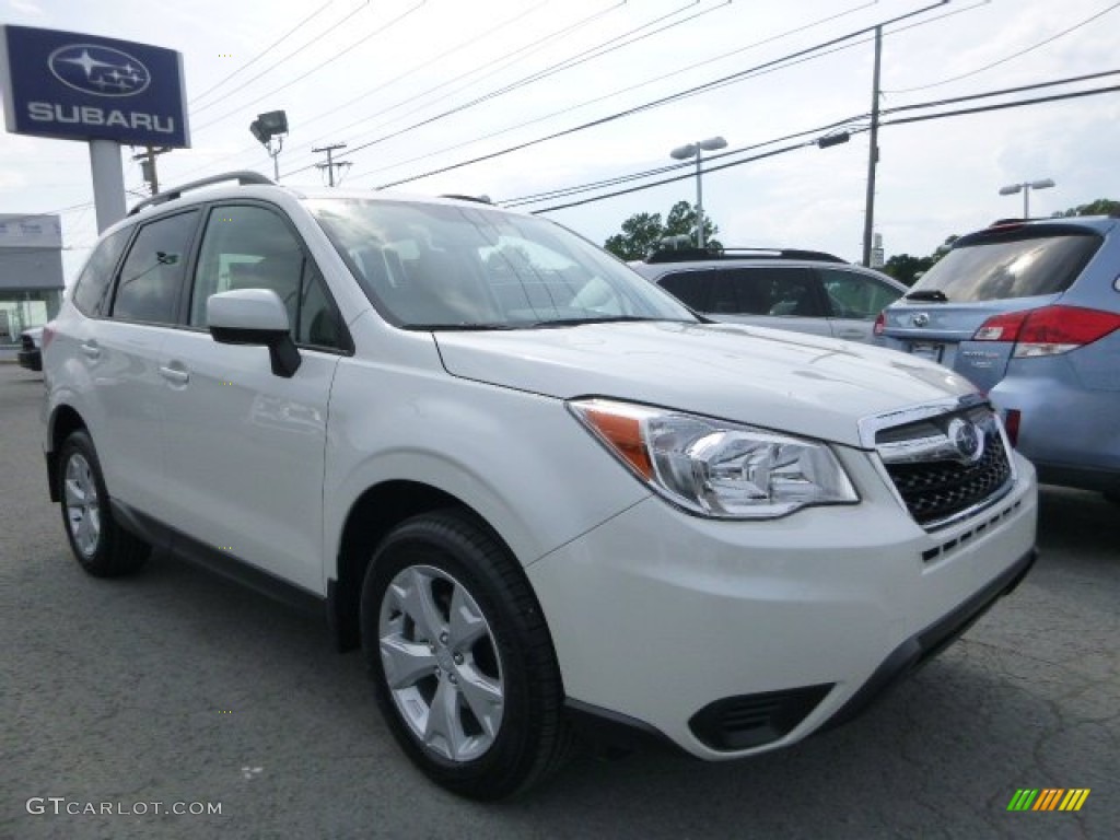 Satin White Pearl Subaru Forester