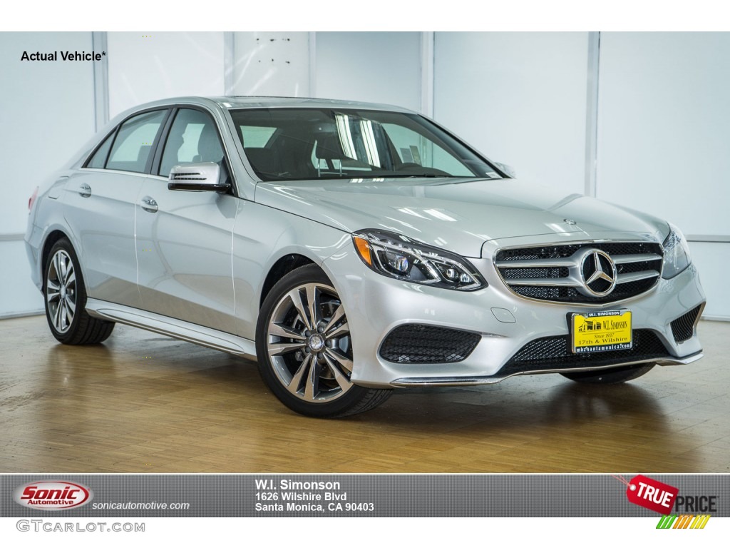 2016 E 350 Sedan - Iridium Silver Metallic / Black photo #1