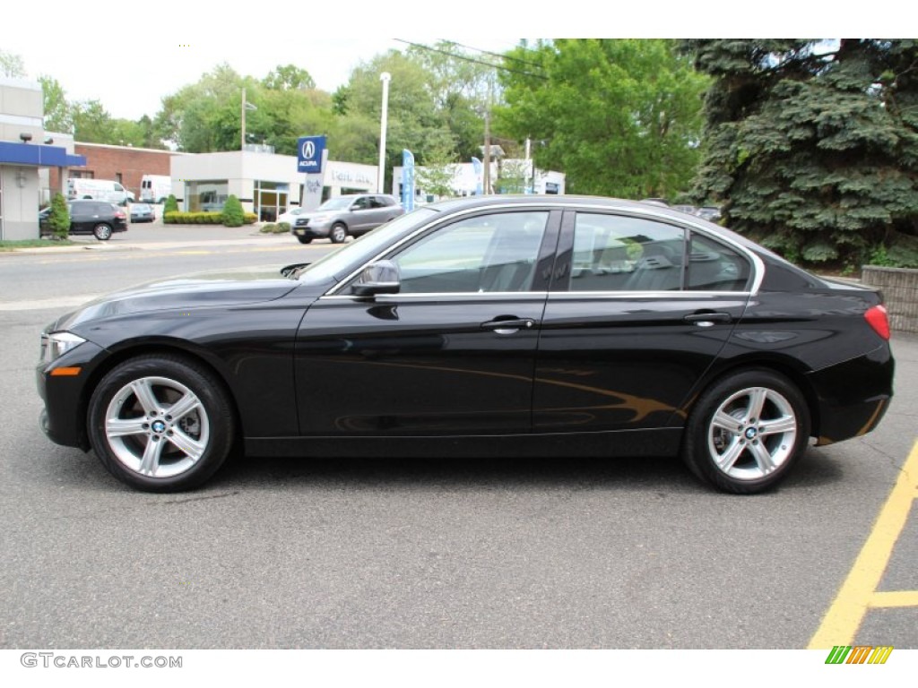2015 3 Series 328i xDrive Sedan - Black Sapphire Metallic / Black photo #5