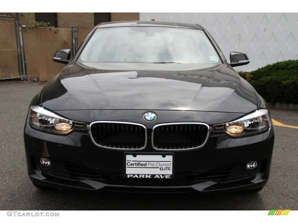 2015 3 Series 328i xDrive Sedan - Black Sapphire Metallic / Black photo #7