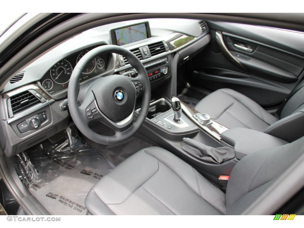 Black Interior 2015 BMW 3 Series 328i xDrive Sedan Photo #104669206