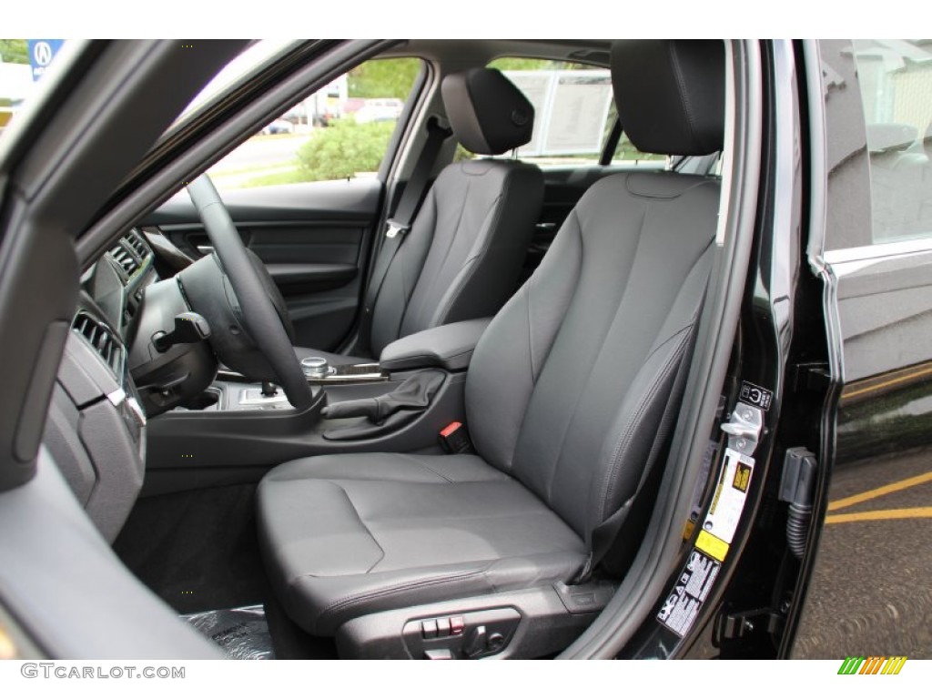 Black Interior 2015 BMW 3 Series 328i xDrive Sedan Photo #104669275