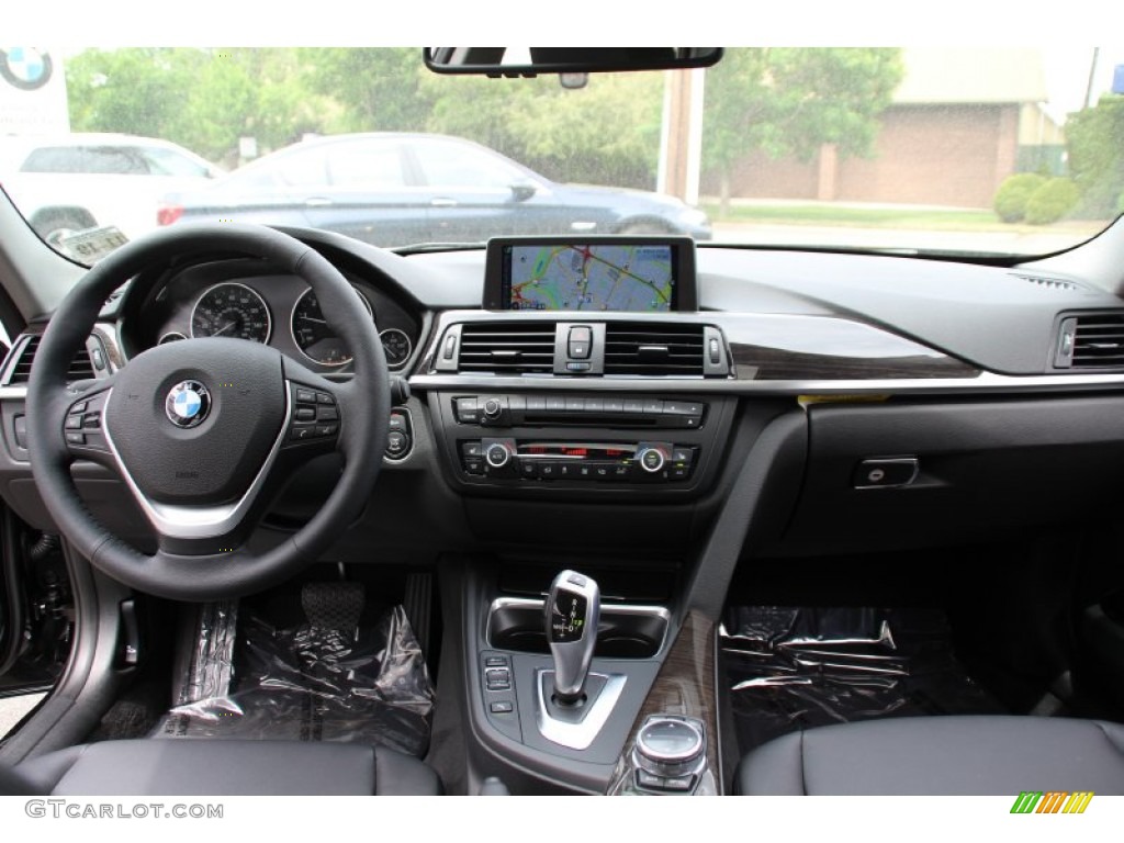 2015 BMW 3 Series 328i xDrive Sedan Black Dashboard Photo #104669320