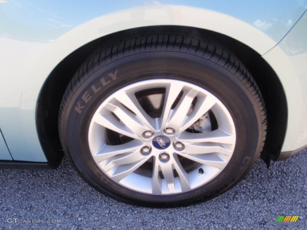 2012 Focus SEL Sedan - Frosted Glass Metallic / Stone photo #3