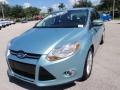 2012 Frosted Glass Metallic Ford Focus SEL Sedan  photo #14