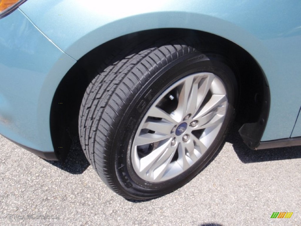 2012 Focus SEL Sedan - Frosted Glass Metallic / Stone photo #31