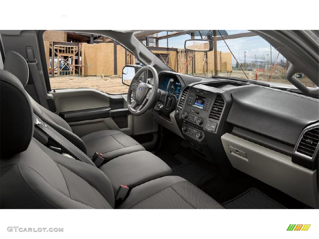 2015 F150 XL SuperCab 4x4 - Oxford White / Medium Earth Gray photo #14