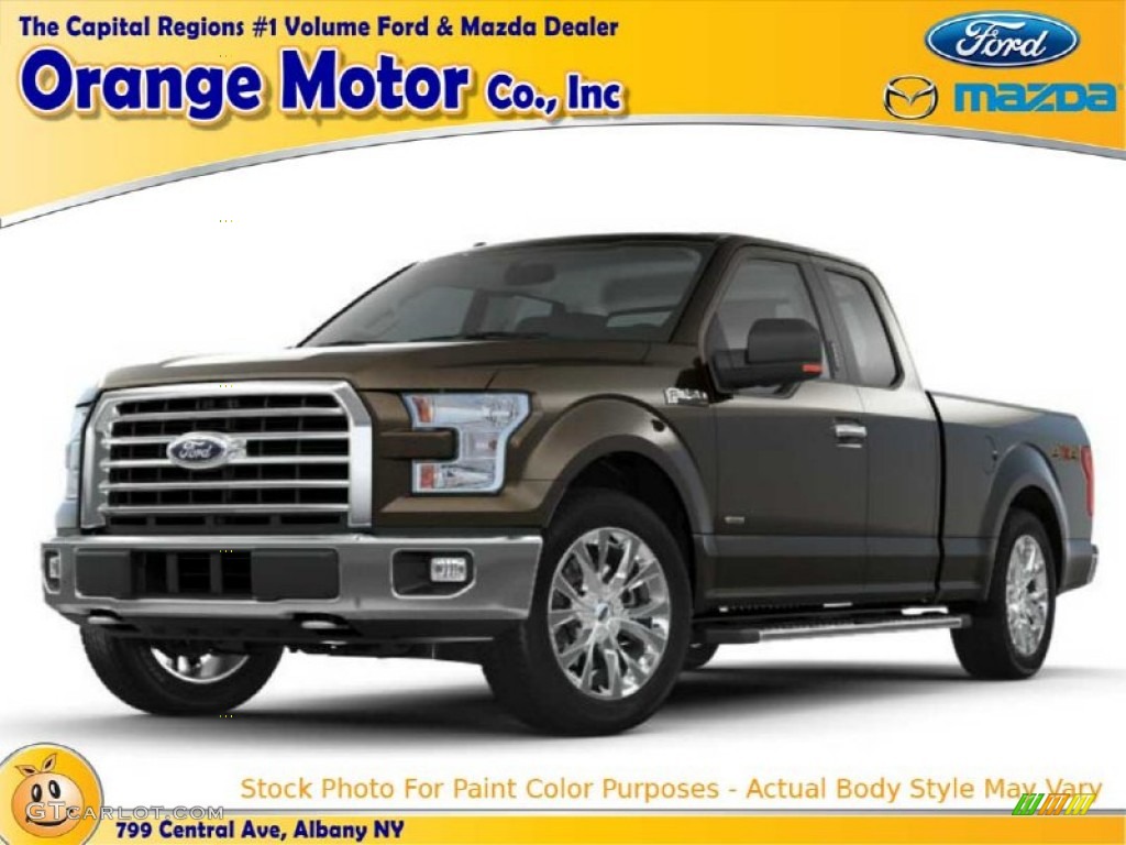 2015 F150 Lariat SuperCrew 4x4 - Caribou Metallic / Medium Light Camel photo #1