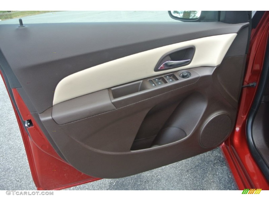2014 Cruze LTZ - Crystal Red Tintcoat / Cocoa/Light Neutral photo #7