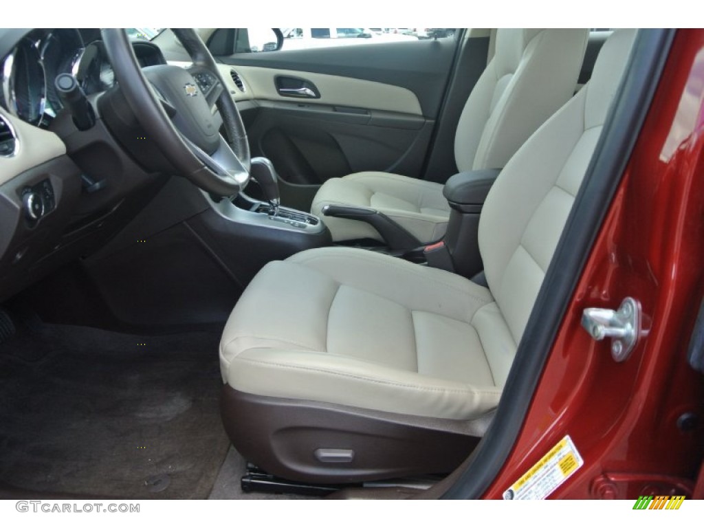 2014 Cruze LTZ - Crystal Red Tintcoat / Cocoa/Light Neutral photo #8