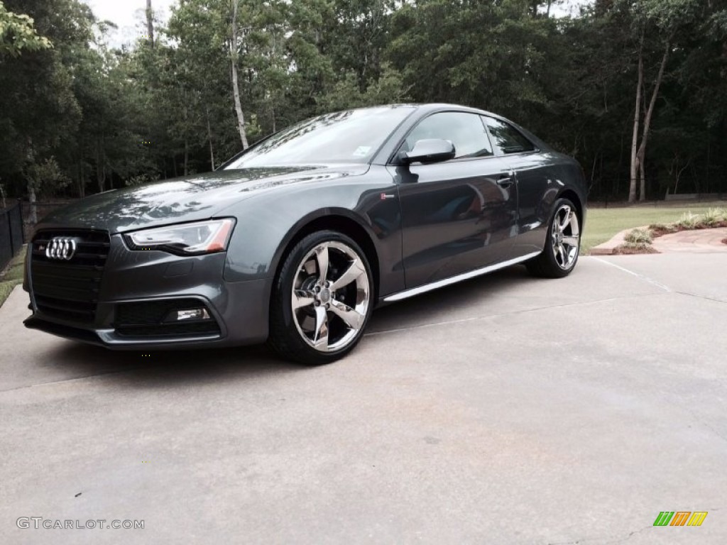 Daytona Grey Pearl 2015 Audi S5 3.0T Premium Plus quattro Coupe Exterior Photo #104677962