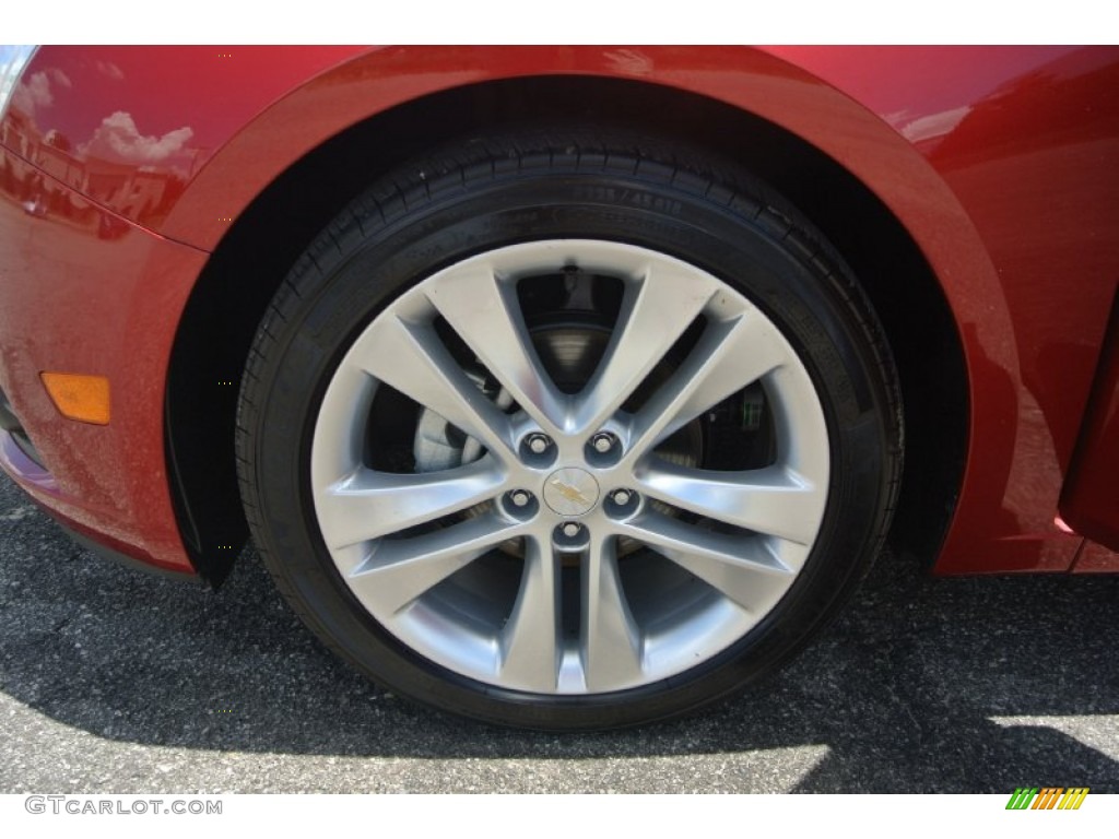 2014 Cruze LTZ - Crystal Red Tintcoat / Cocoa/Light Neutral photo #26