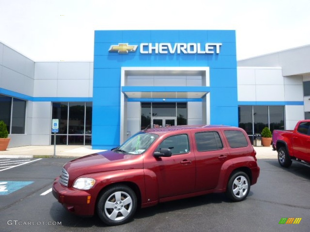 2009 HHR LS - Cardinal Red Metallic / Ebony photo #1