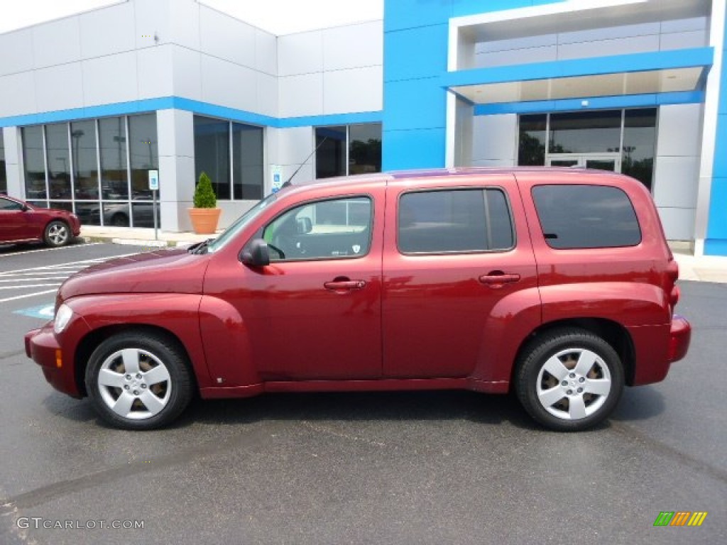 2009 HHR LS - Cardinal Red Metallic / Ebony photo #2