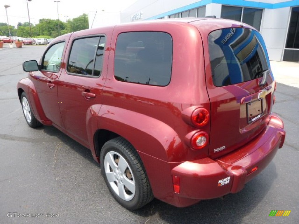 2009 HHR LS - Cardinal Red Metallic / Ebony photo #3