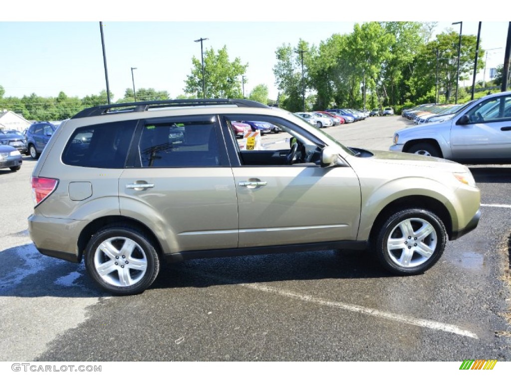 2009 Forester 2.5 X Limited - Topaz Gold Metallic / Black photo #5