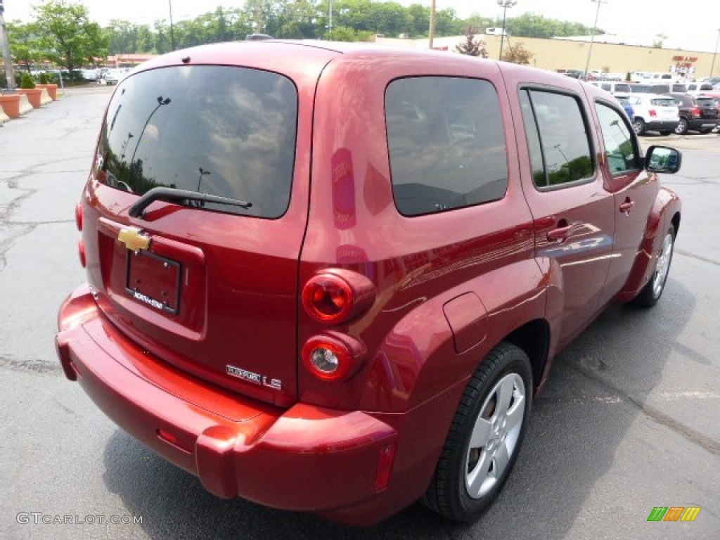 2009 HHR LS - Cardinal Red Metallic / Ebony photo #5