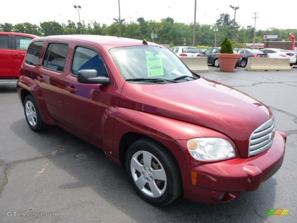 2009 HHR LS - Cardinal Red Metallic / Ebony photo #7