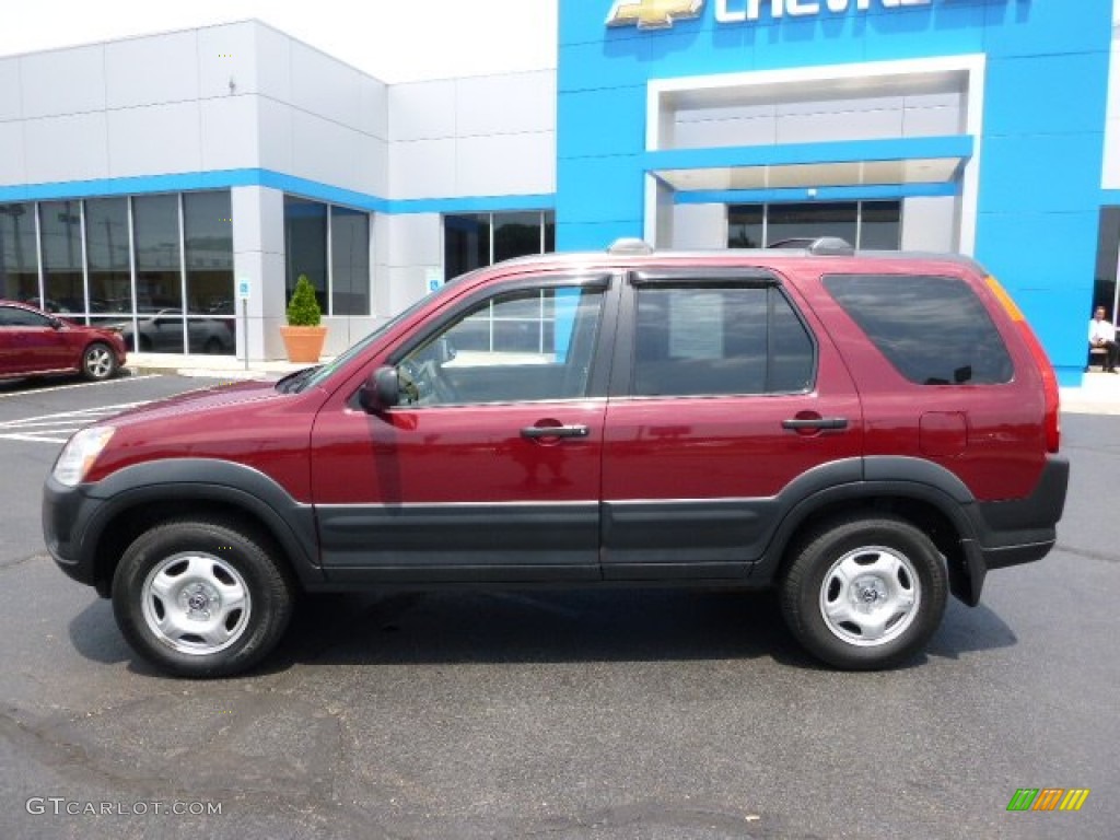 2003 CR-V LX - Chianti Red Pearl / Saddle photo #2
