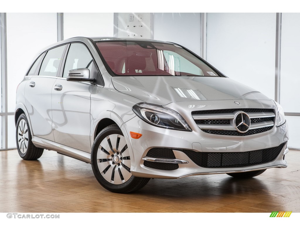Polar Silver Metallic 2015 Mercedes-Benz B Electric Drive Exterior Photo #104679726