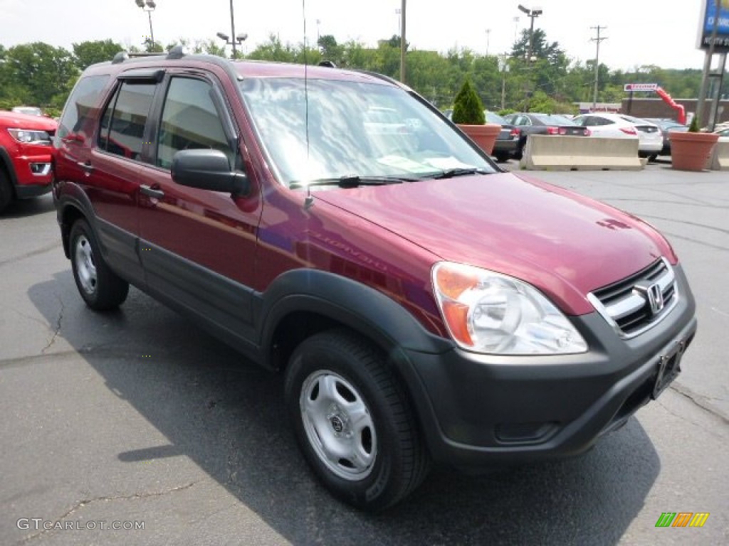 2003 CR-V LX - Chianti Red Pearl / Saddle photo #7