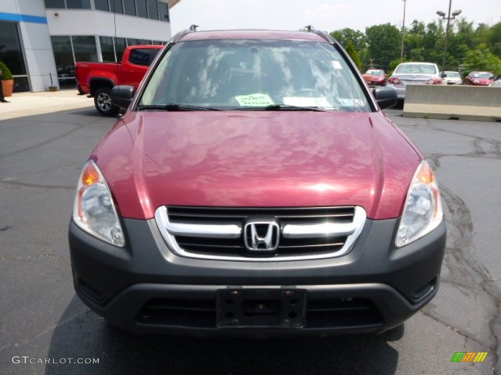2003 CR-V LX - Chianti Red Pearl / Saddle photo #8
