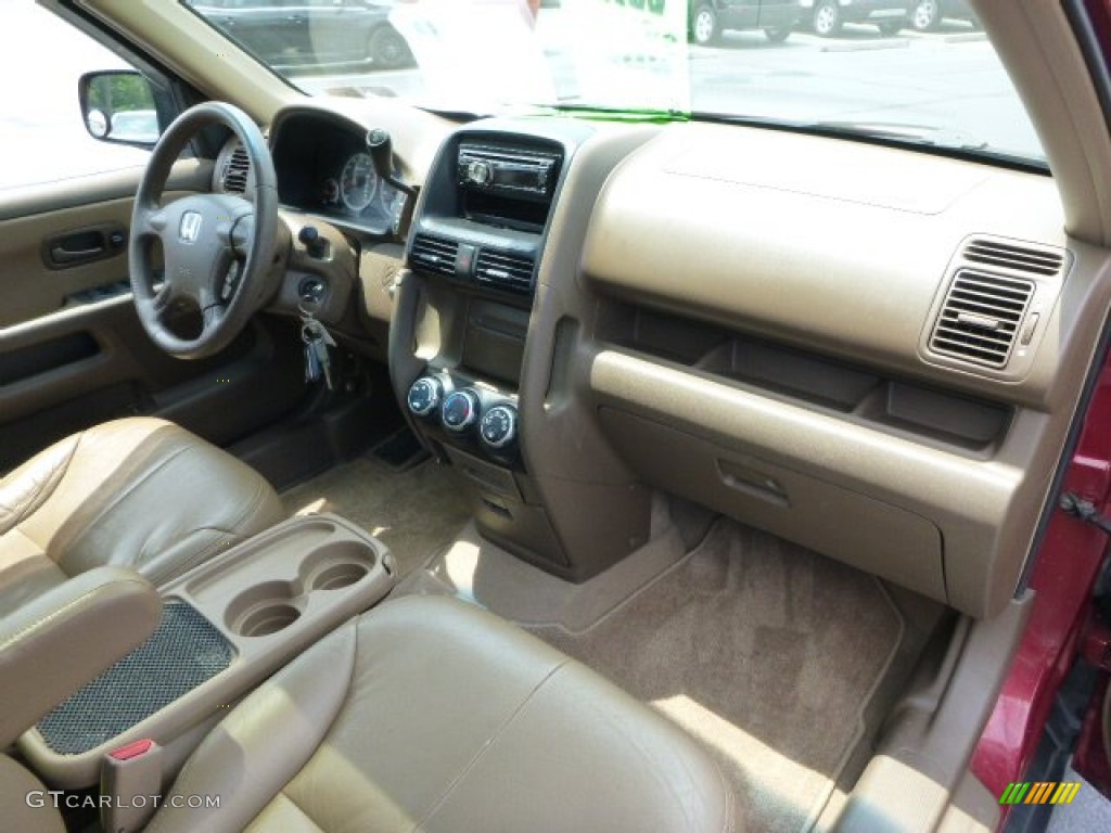 2003 CR-V LX - Chianti Red Pearl / Saddle photo #11