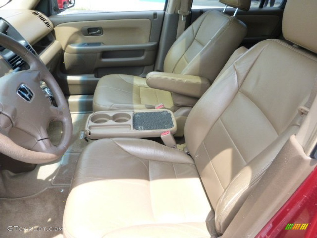2003 CR-V LX - Chianti Red Pearl / Saddle photo #13