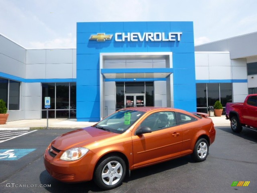 Sunburst Orange Metallic 2006 Chevrolet Cobalt LS Coupe Exterior Photo #104680277