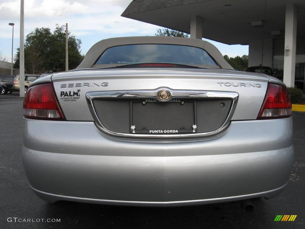 2005 Sebring Touring Convertible - Brilliant Silver Metallic / Light Taupe photo #5