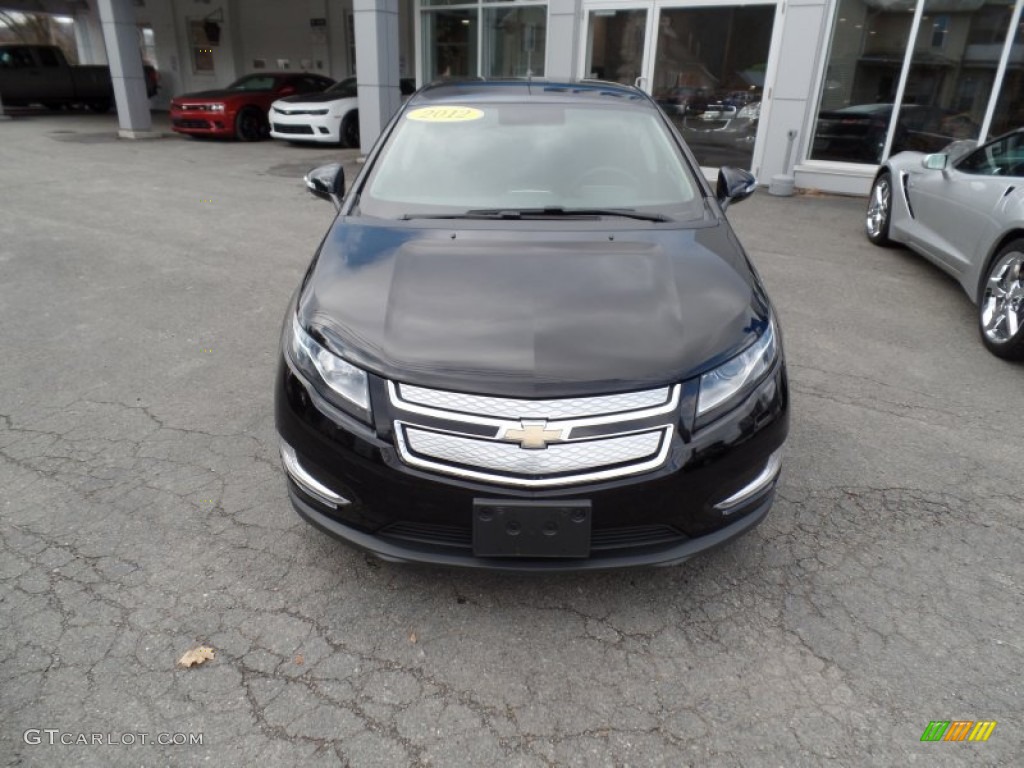2012 Volt Hatchback - Black / Jet Black/Ceramic White Accents photo #2