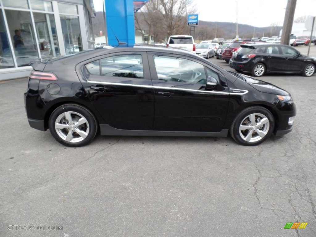 2012 Volt Hatchback - Black / Jet Black/Ceramic White Accents photo #4