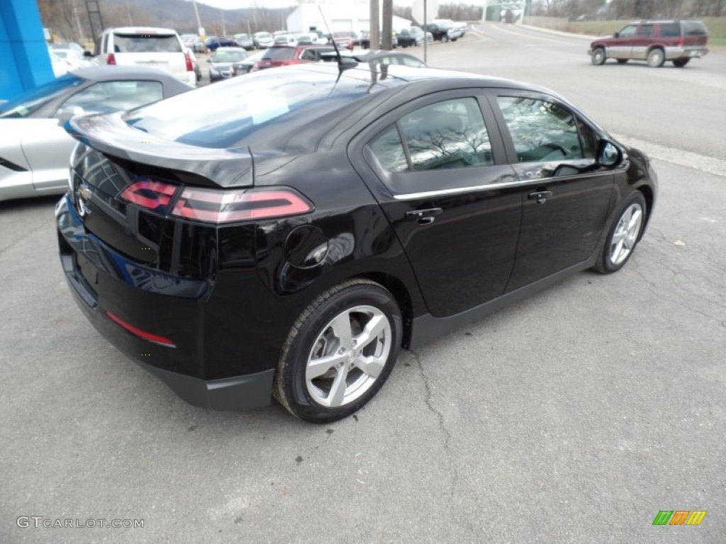 2012 Volt Hatchback - Black / Jet Black/Ceramic White Accents photo #5