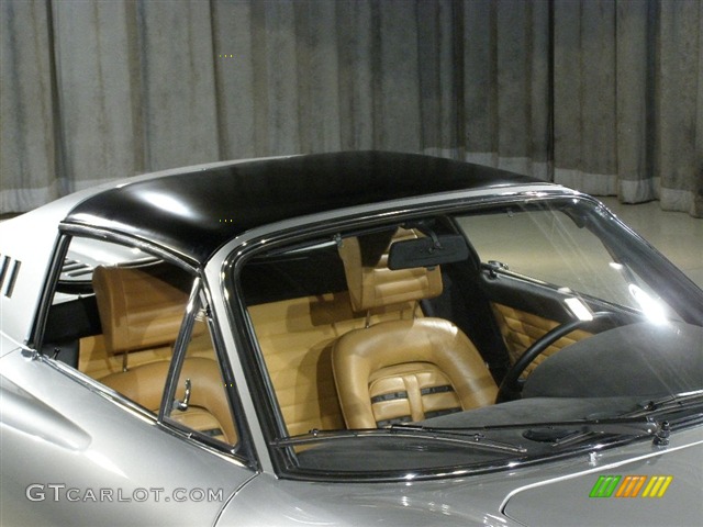 1974 Dino GTS, Metallic Silver / Tan/Black, Removable one piece top 1974 Ferrari Dino 246 GTS Parts