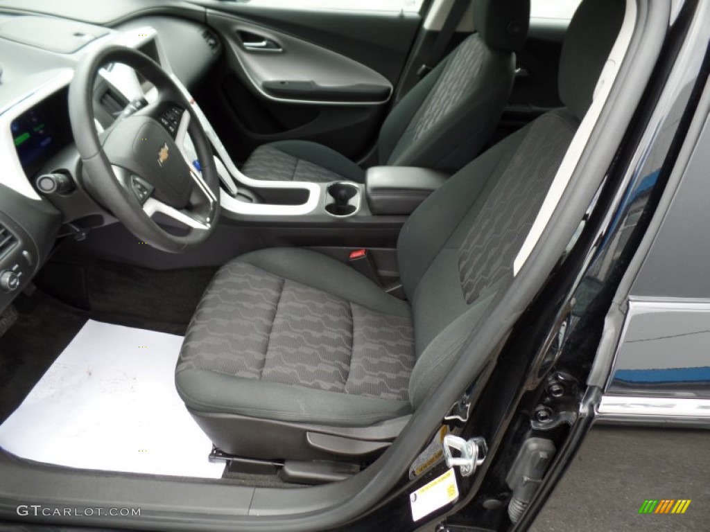 2012 Volt Hatchback - Black / Jet Black/Ceramic White Accents photo #21
