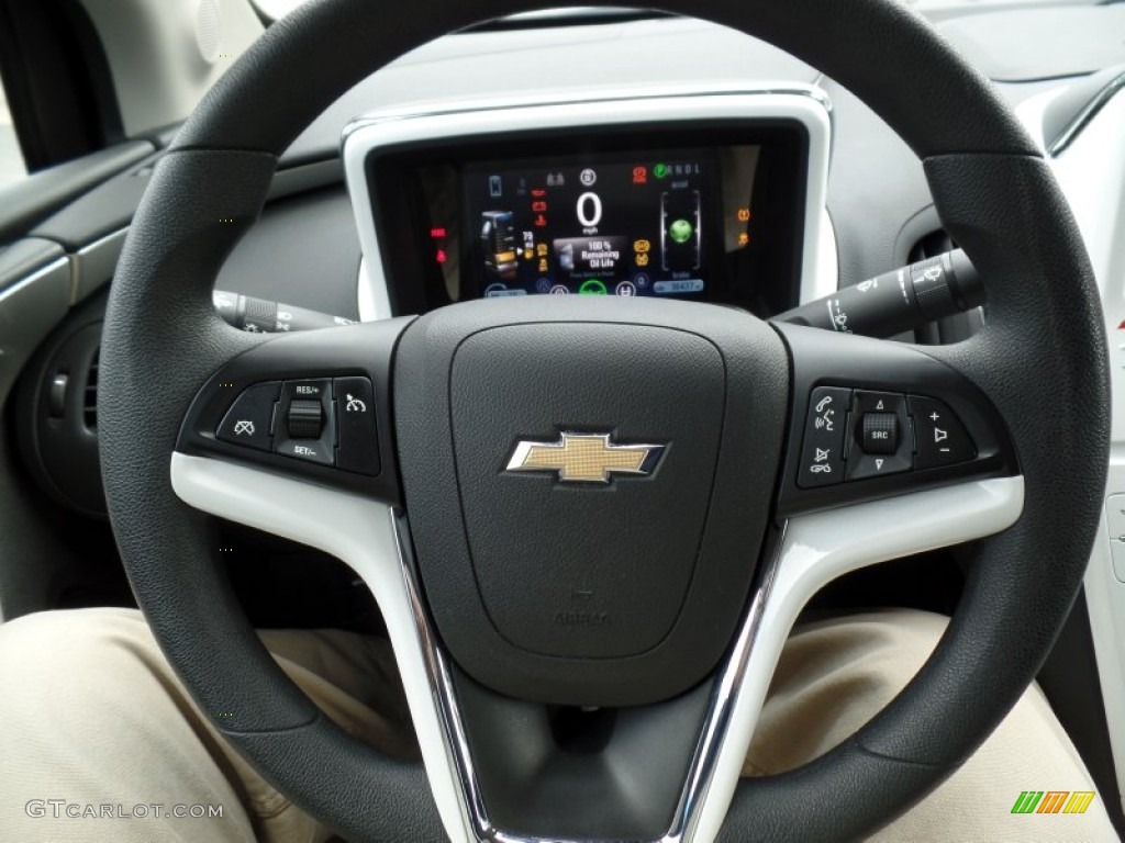 2012 Volt Hatchback - Black / Jet Black/Ceramic White Accents photo #24