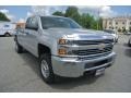Silver Ice Metallic - Silverado 2500HD WT Double Cab 4x4 Photo No. 1