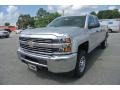 Silver Ice Metallic - Silverado 2500HD WT Double Cab 4x4 Photo No. 2