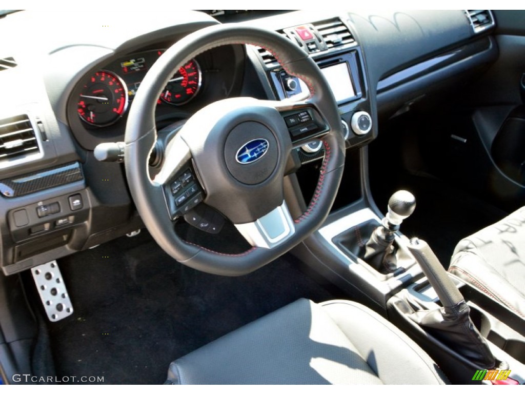 2015 WRX Limited - Galaxy Blue Pearl / Carbon Black photo #5