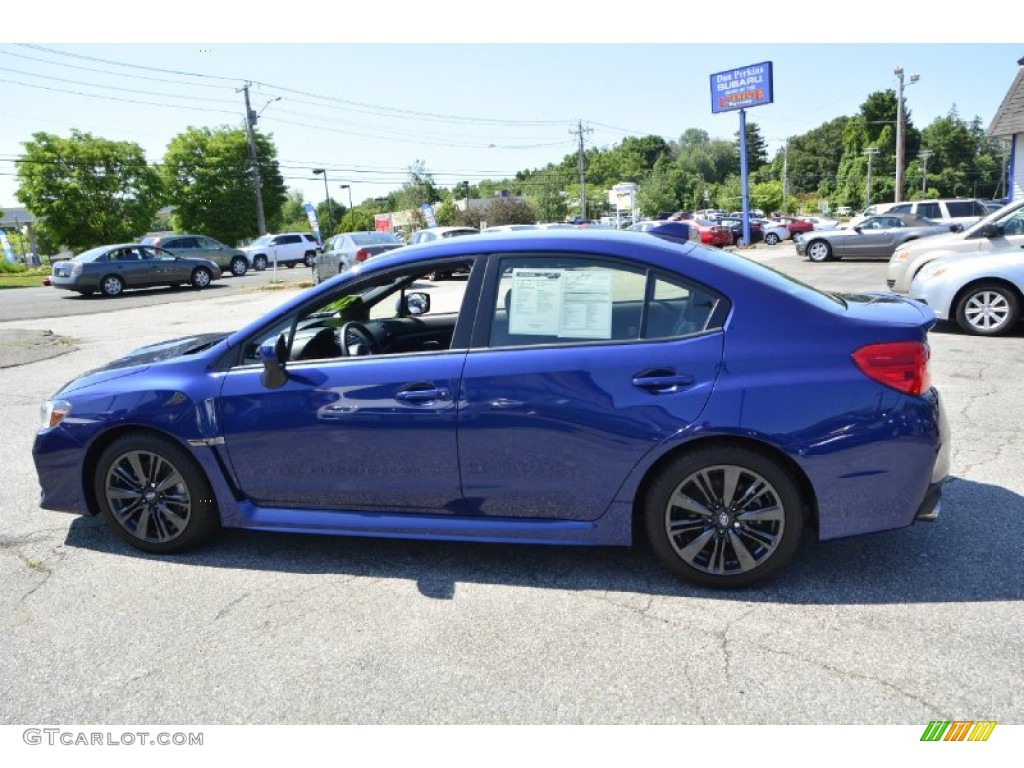 2015 WRX Limited - Galaxy Blue Pearl / Carbon Black photo #10