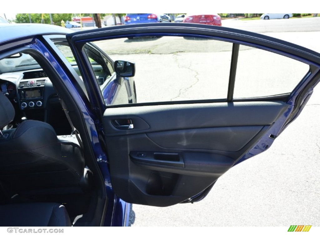 2015 WRX Limited - Galaxy Blue Pearl / Carbon Black photo #19