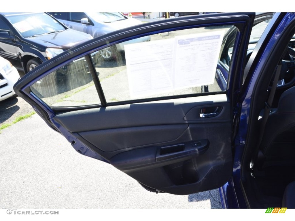2015 WRX Limited - Galaxy Blue Pearl / Carbon Black photo #20
