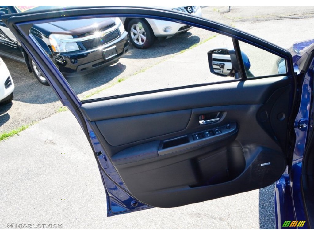 2015 WRX Limited - Galaxy Blue Pearl / Carbon Black photo #21